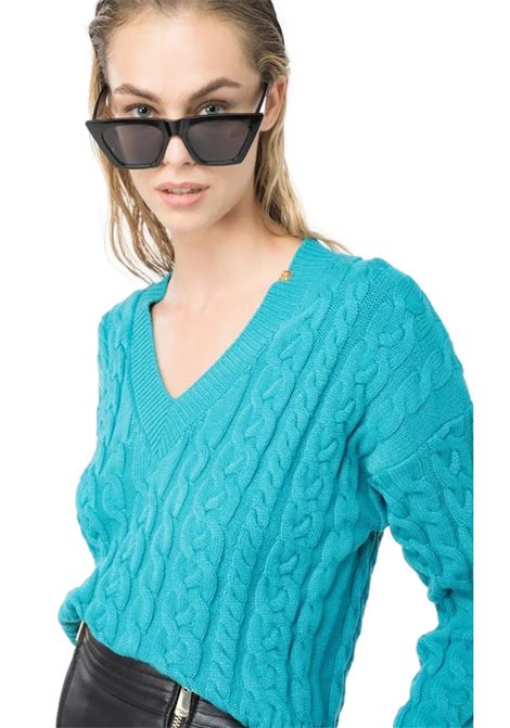 CABLE-KNIT SWEATER PINKO | sweaters | 102243 A1CIF10